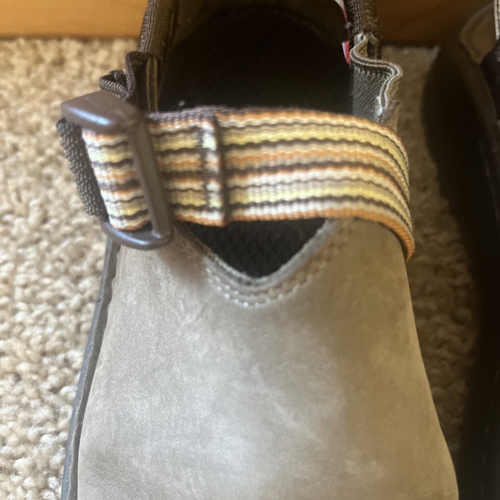 Chaco Women's 7.5 Pedshed Brown Closed Toe Nubuck Leather Shoes Comfort Outdoor - Picture 3 of 13